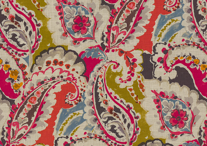 Aretha, Red - Made to Measure Curtains - Image 8